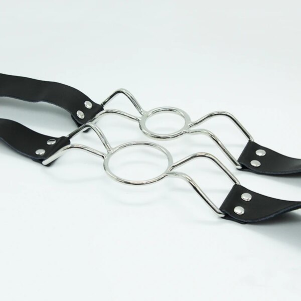 Flirting Ring Gag Open Mouth with O-Ring During Sex Bondage Restraints, Sex Toys Roleplay Adult Erotic Play for Couples