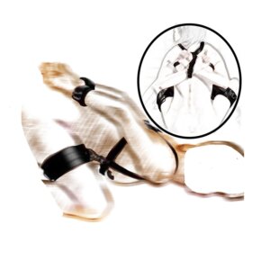 BDSM Thigh Sling Spreader,Leg Open Restraint Bondage Harness with Handcuffs,Sex Position Aid,Sexy Costumes