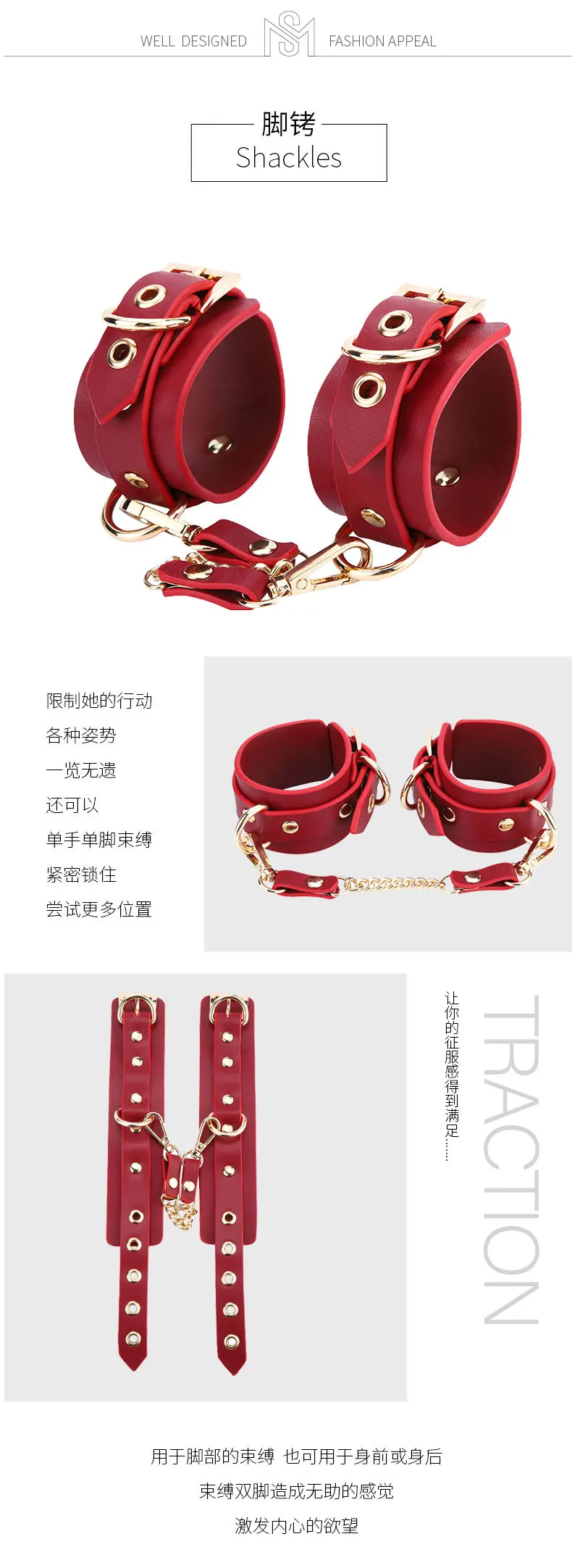 Thierry Sex Couple Genuine Leather Bdsm Bondage Set Restraints Collars Ankle Cuff Handcuffs Sex Toys For Women Adult Games