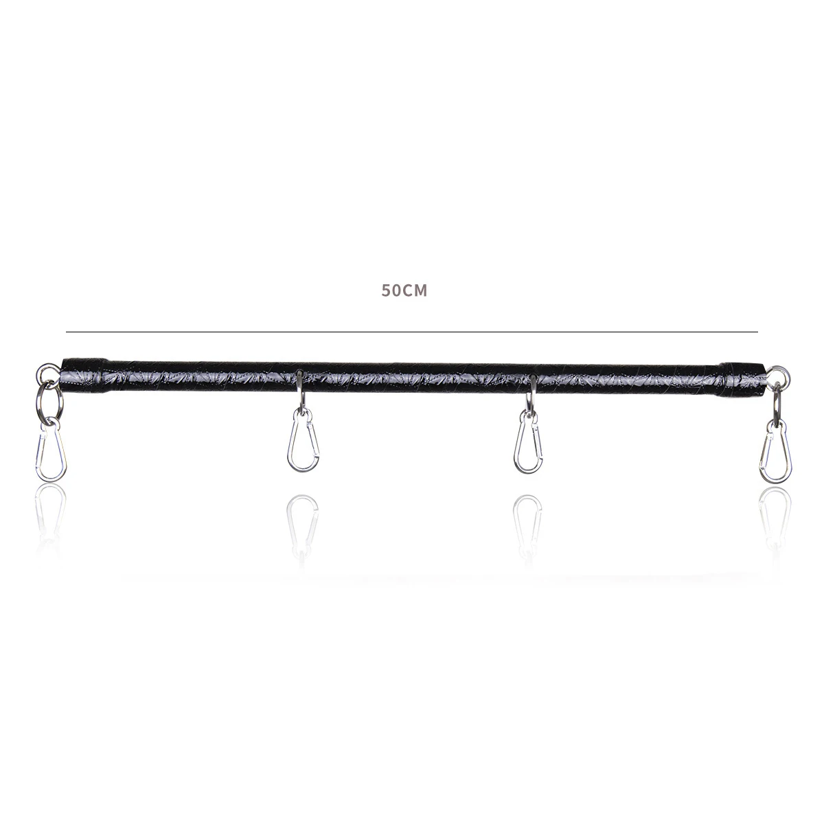 Stainless Steel Metal PU Leather Spreader Bar Bondage For Handcuffs Wrist Ankle Restraint BDSM Accessory Erotic Sex Toy