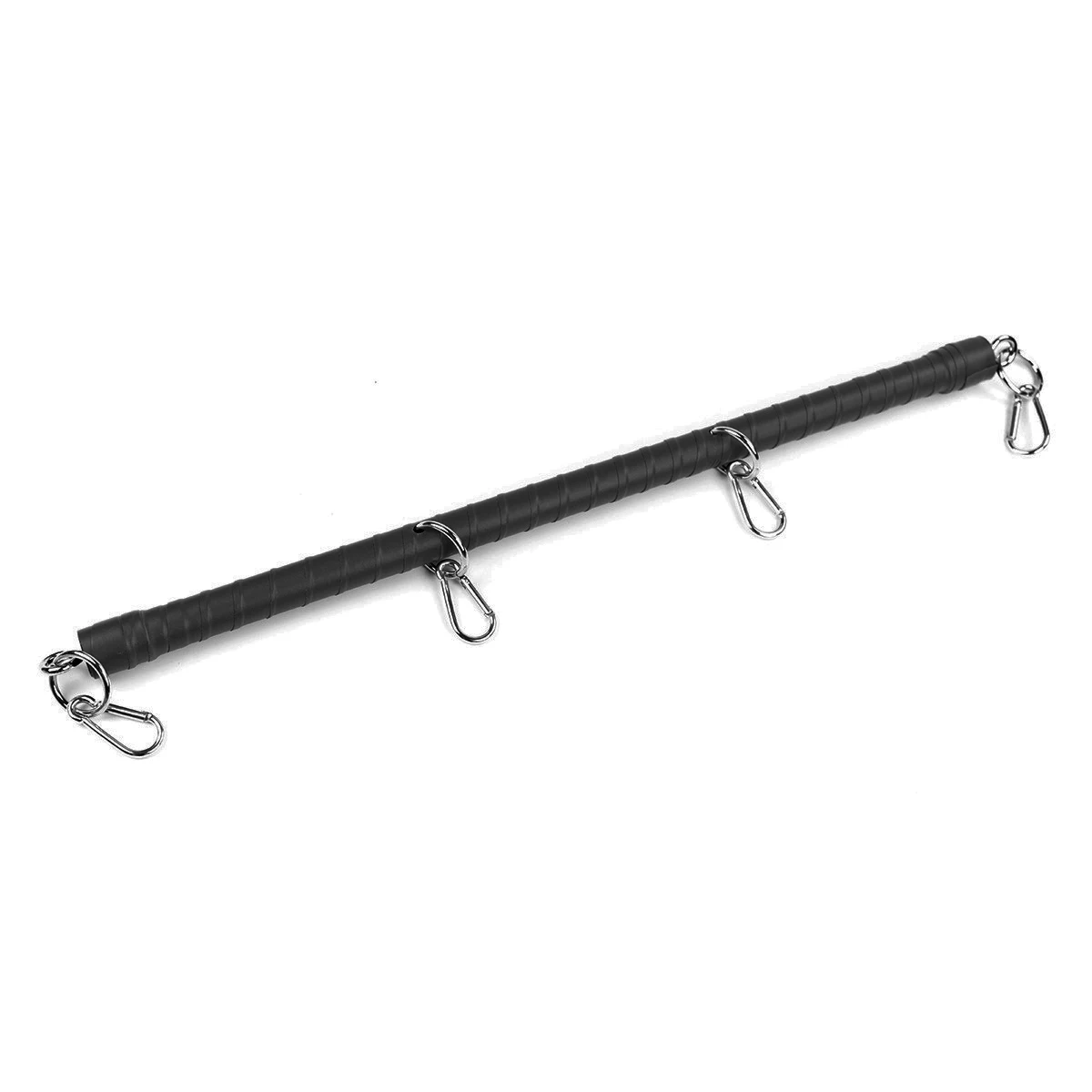 Stainless Steel Metal PU Leather Spreader Bar Bondage For Handcuffs Wrist Ankle Restraint BDSM Accessory Erotic Sex Toy
