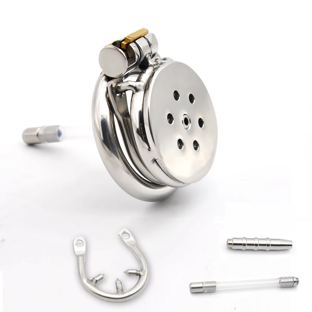 Male Slave Super Mini Chastity Cage Stainless Steel Chastity Device Penis Cage Cock Ring With Lock Sex Toys For Men BDSM Sissy