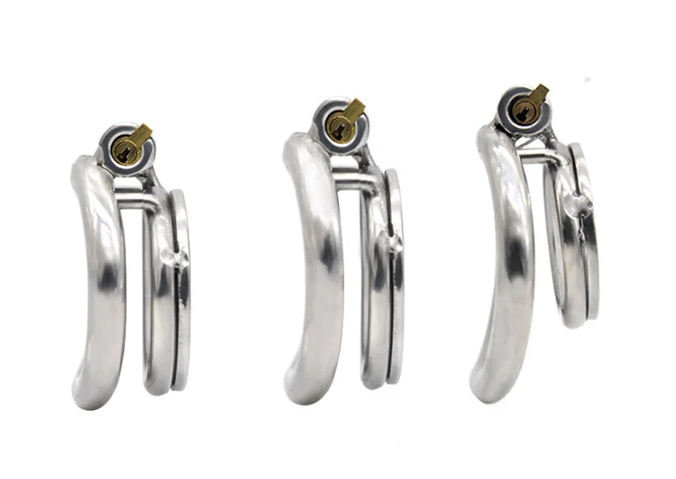 Male Chastity Device Flat Round Hole Metal Chastity Lock,Cock Cage,Urethra Catheter,Penis Ring,Bondage Belt Sex Toys For Men Gay