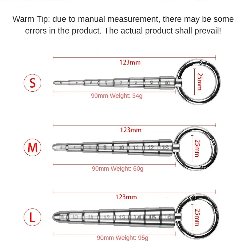 Horse Eye Stick Pagoda Stainless Steel Dilator Penis Plug Urethral Bead Urine Plugging Rod Metal Horse Eye Expander Sex Toys Horse Eye Stick Pagoda Stainless Steel Dilator Penis Plug Urethral Bead Urine Plugging Rod Metal Horse Eye Expander Sex Toys