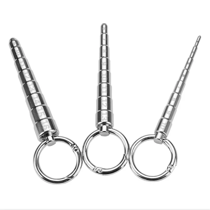 Horse Eye Stick Pagoda Stainless Steel Dilator Penis Plug Urethral Bead Urine Plugging Rod Metal Horse Eye Expander Sex Toys Horse Eye Stick Pagoda Stainless Steel Dilator Penis Plug Urethral Bead Urine Plugging Rod Metal Horse Eye Expander Sex Toys
