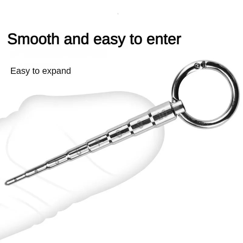Horse Eye Stick Pagoda Stainless Steel Dilator Penis Plug Urethral Bead Urine Plugging Rod Metal Horse Eye Expander Sex Toys Horse Eye Stick Pagoda Stainless Steel Dilator Penis Plug Urethral Bead Urine Plugging Rod Metal Horse Eye Expander Sex Toys