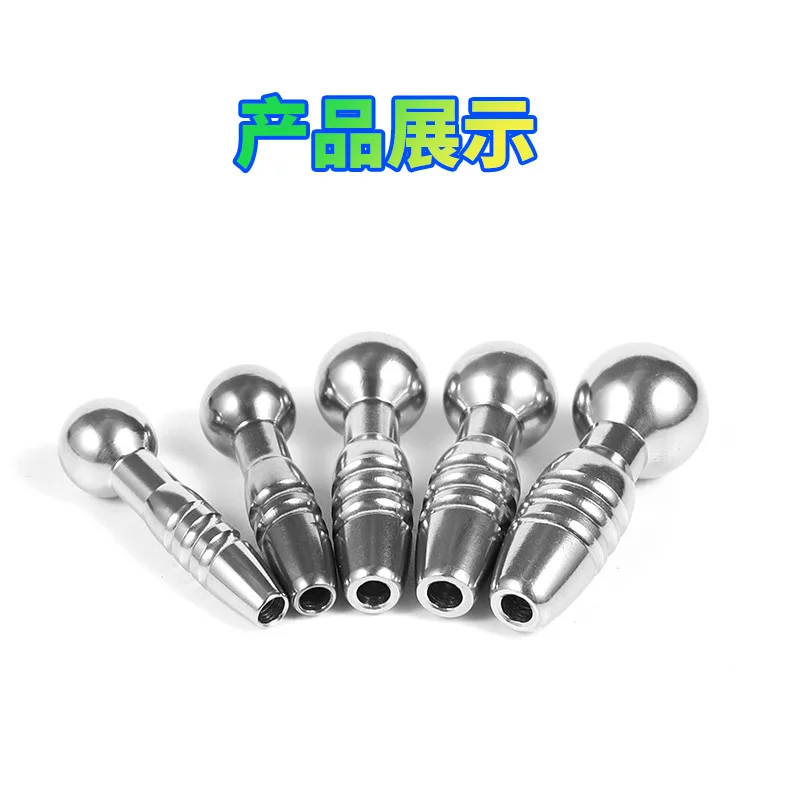 Male Stainless Steel Urethral Plug Urethral Dildo Sounding Penis Plug Urethra Stimulate Dilator Masturbation Rod Sex Toy for Men