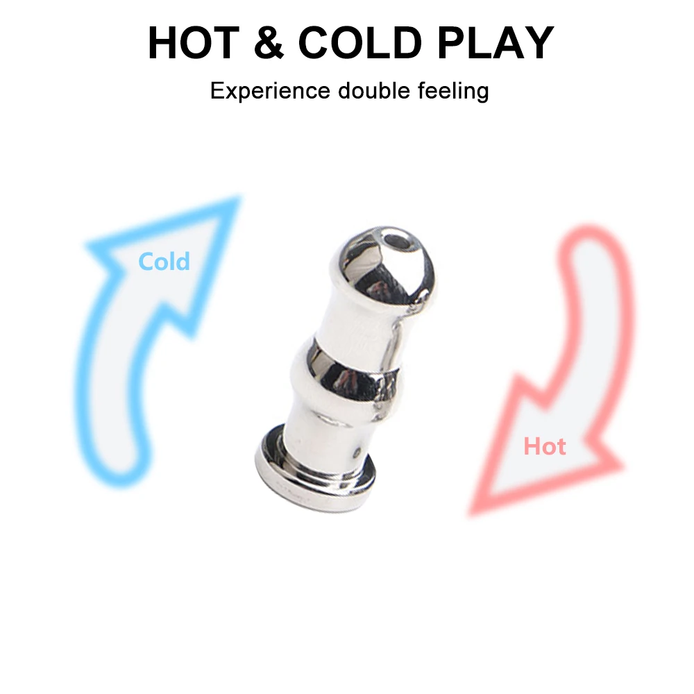 Male Stainless Steel Urethral Plug Urethral Dildo Sounding Penis Plug Urethra Stimulate Dilator Masturbation Rod Sex Toy for Men
