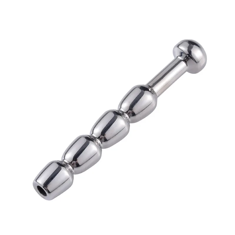 Male Stainless Steel Urethral Plug Urethral Dildo Sounding Penis Plug Urethra Stimulate Dilator Masturbation Rod Sex Toy for Men