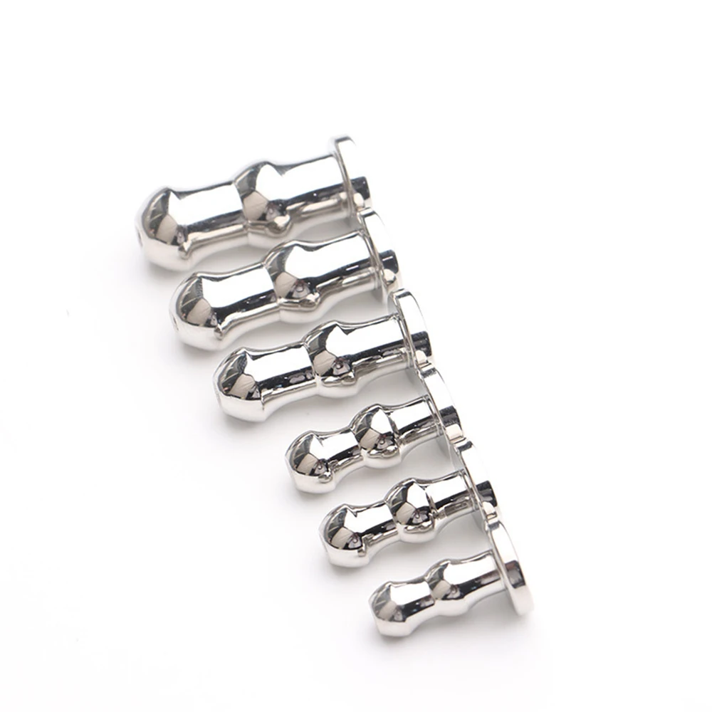 Male Stainless Steel Urethral Plug Urethral Dildo Sounding Penis Plug Urethra Stimulate Dilator Masturbation Rod Sex Toy for Men