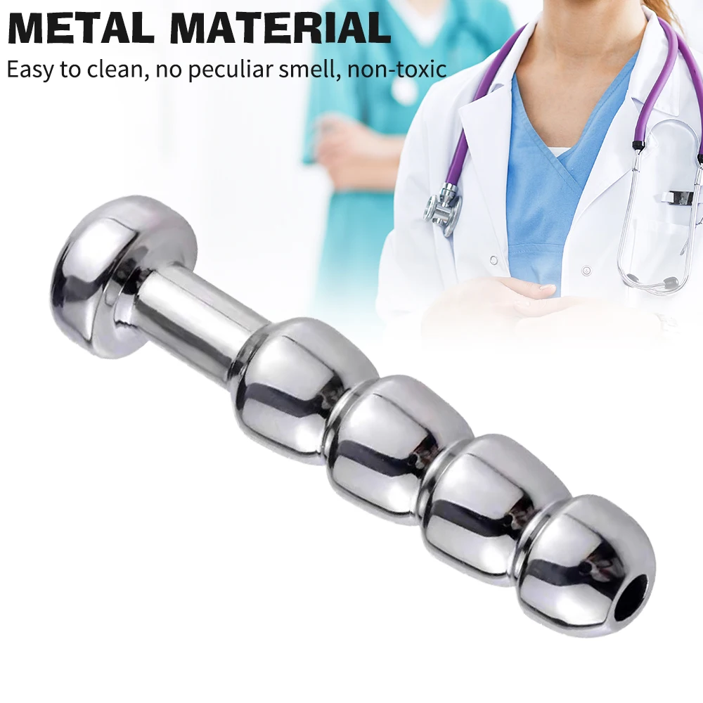Male Stainless Steel Urethral Plug Urethral Dildo Sounding Penis Plug Urethra Stimulate Dilator Masturbation Rod Sex Toy for Men