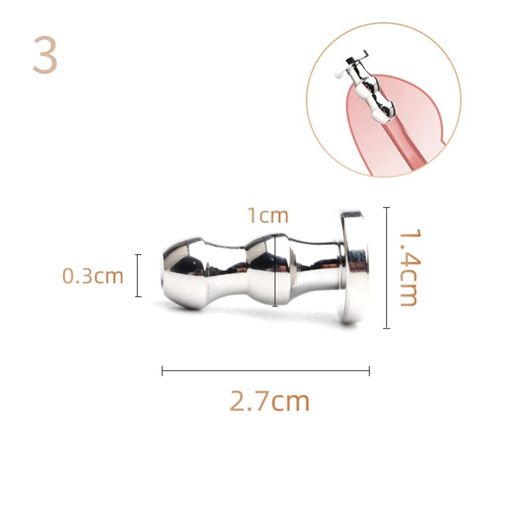 Male Stainless Steel Urethral Plug Urethral Dildo Sounding Penis Plug Urethra Stimulate Dilator Masturbation Rod Sex Toy for Men