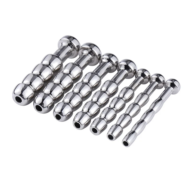 Hollow Penis Plug Metal Horse Eye Stimulation Stainless Steel Urethral Dilator Massage Wand Sex Toy For Men Masturbation 5-11 mm Hollow Penis Plug Metal Horse Eye Stimulation Stainless Steel Urethral Dilator Massage Wand Sex Toy For Men Masturbation 5-11 mm