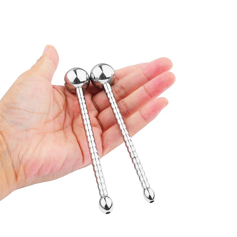 Male Horse Eye Stimulation Masturbation Stainless Steel Metal Penis Plug Beads Massage Hollow Urethral Dilator Sex Toys For Men Male Horse Eye Stimulation Masturbation Stainless Steel Metal Penis Plug Beads Massage Hollow Urethral Dilator Sex Toys For Men