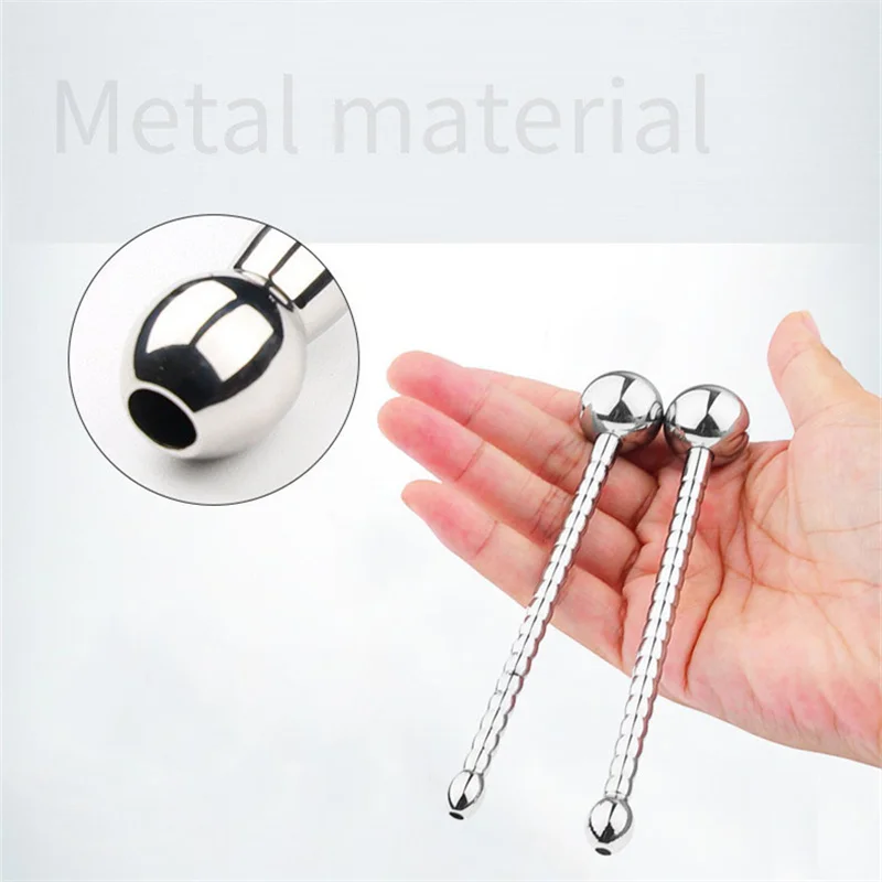 Male Horse Eye Stimulation Masturbation Stainless Steel Metal Penis Plug Beads Massage Hollow Urethral Dilator Sex Toys For Men Male Horse Eye Stimulation Masturbation Stainless Steel Metal Penis Plug Beads Massage Hollow Urethral Dilator Sex Toys For Men