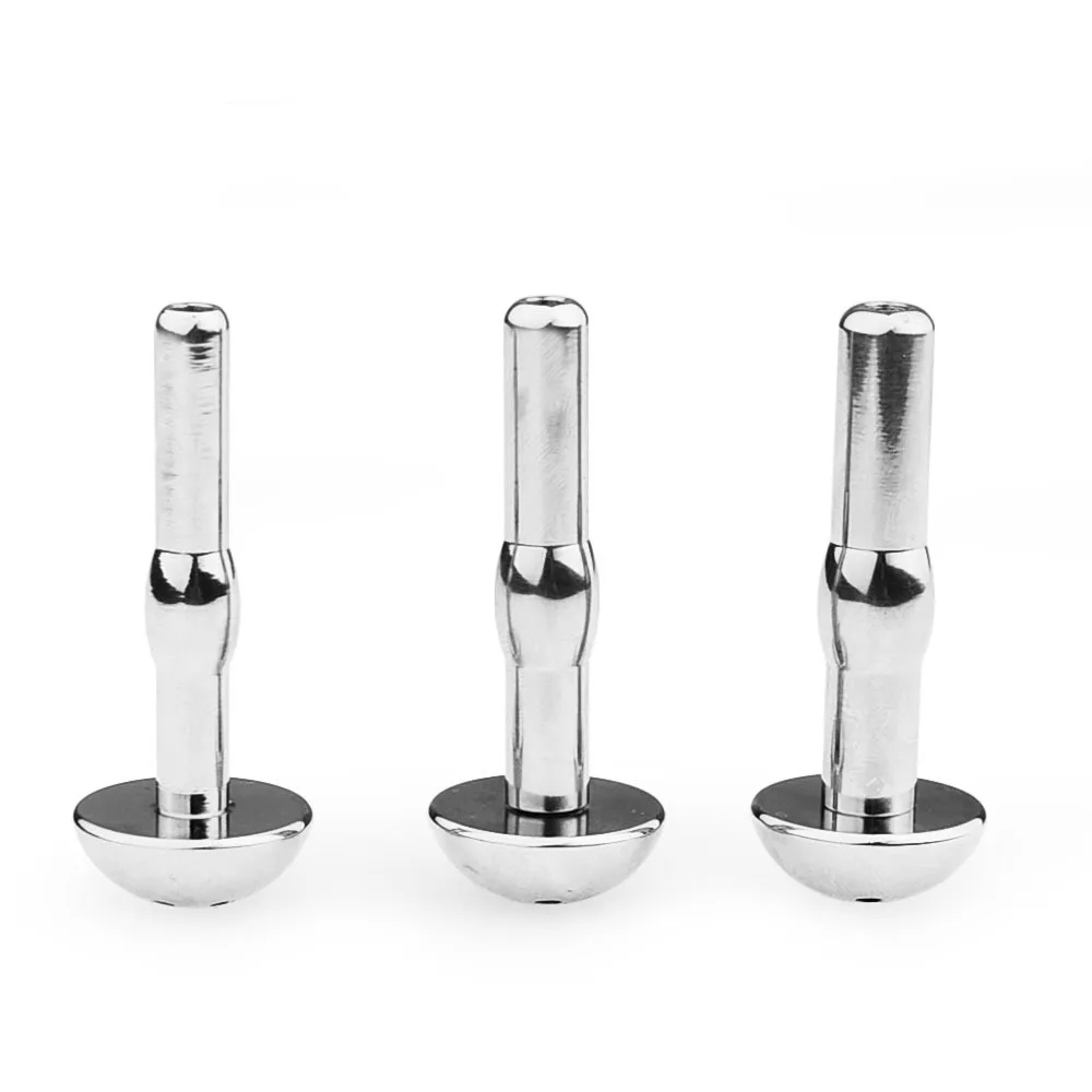 3 Size Shower Head Metal Urethral Catheter Male Urethral Dilator Hollow Penis Plug Stimulation Sounding Masturbator Sex Toys Men