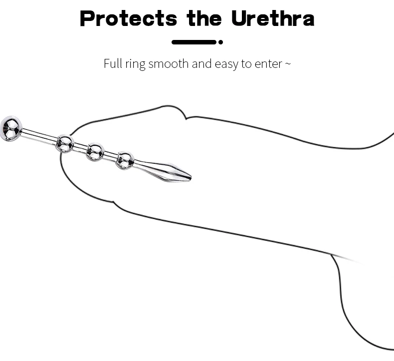 Metal Urethral Catheter Male Stainless Steel Horse Eye Urethral Plug Penis Headers Masturbator Adult SM Urethran Expander