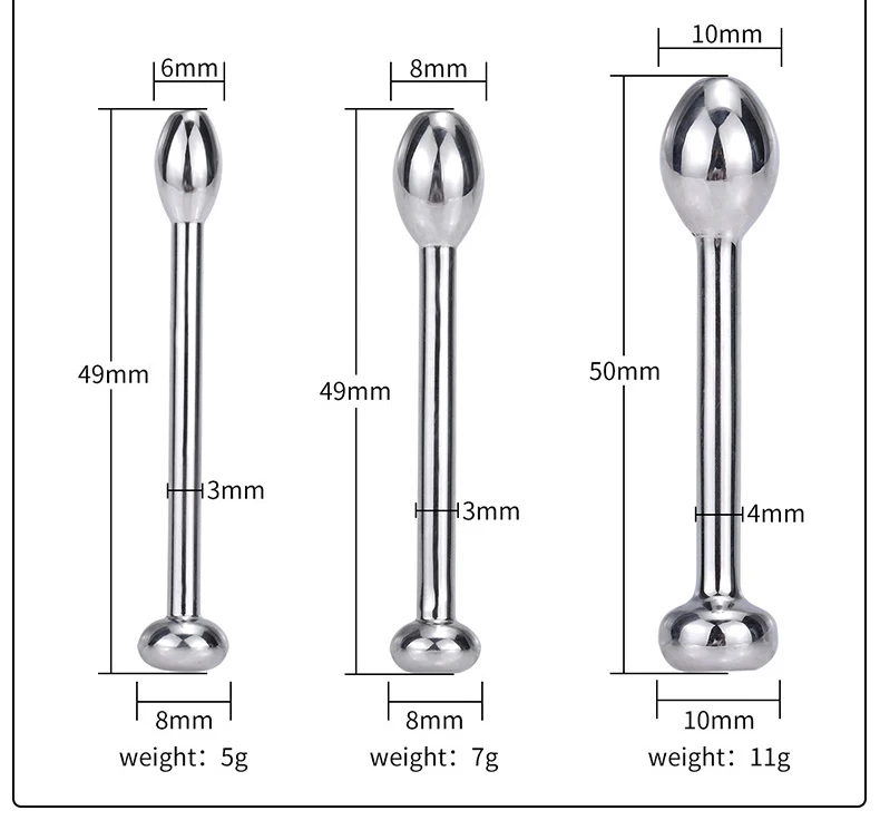 Metal Urethral Catheter Male Stainless Steel Horse Eye Urethral Plug Penis Headers Masturbator Adult SM Urethran Expander