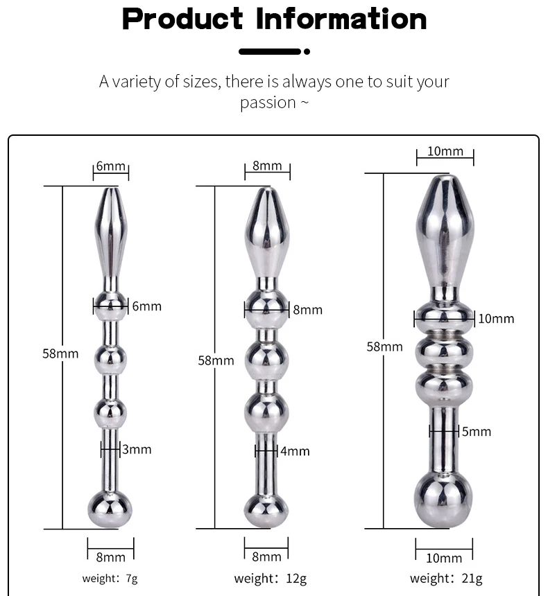Metal Urethral Catheter Male Stainless Steel Horse Eye Urethral Plug Penis Headers Masturbator Adult SM Urethran Expander