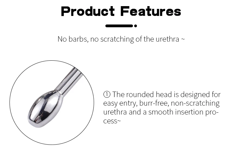 Metal Urethral Catheter Male Stainless Steel Horse Eye Urethral Plug Penis Headers Masturbator Adult SM Urethran Expander