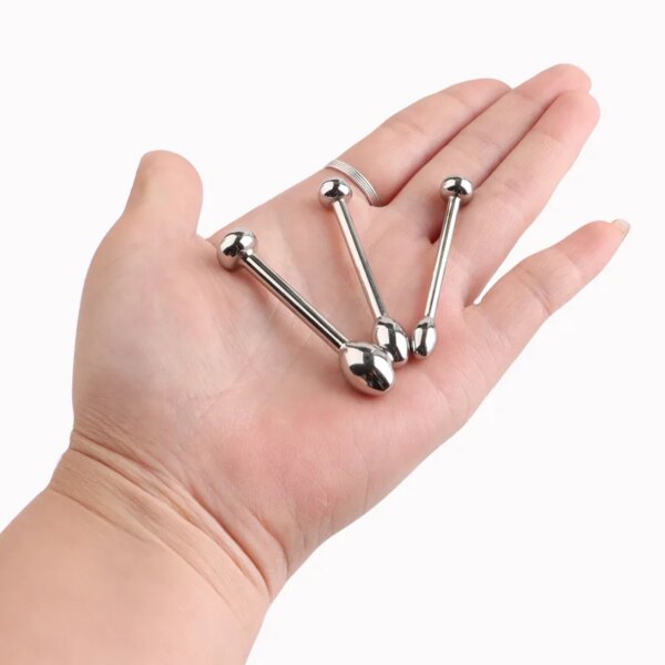 Metal Urethral Catheter Male Stainless Steel Horse Eye Urethral Plug Penis Headers Masturbator Adult SM Urethran Expander