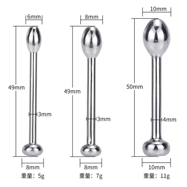Metal Urethral Catheter Male Stainless Steel Horse Eye Urethral Plug Penis Headers Masturbator Adult SM Urethran Expander