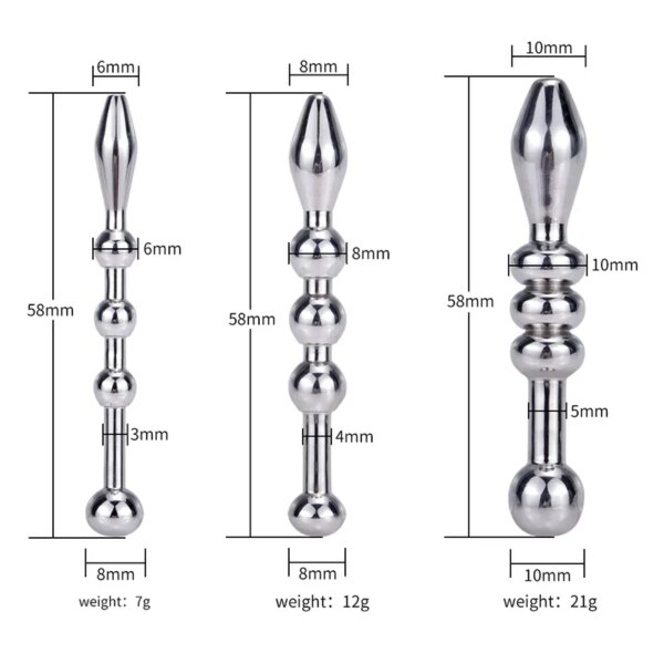 Metal Urethral Catheter Male Stainless Steel Horse Eye Urethral Plug Penis Headers Masturbator Adult SM Urethran Expander