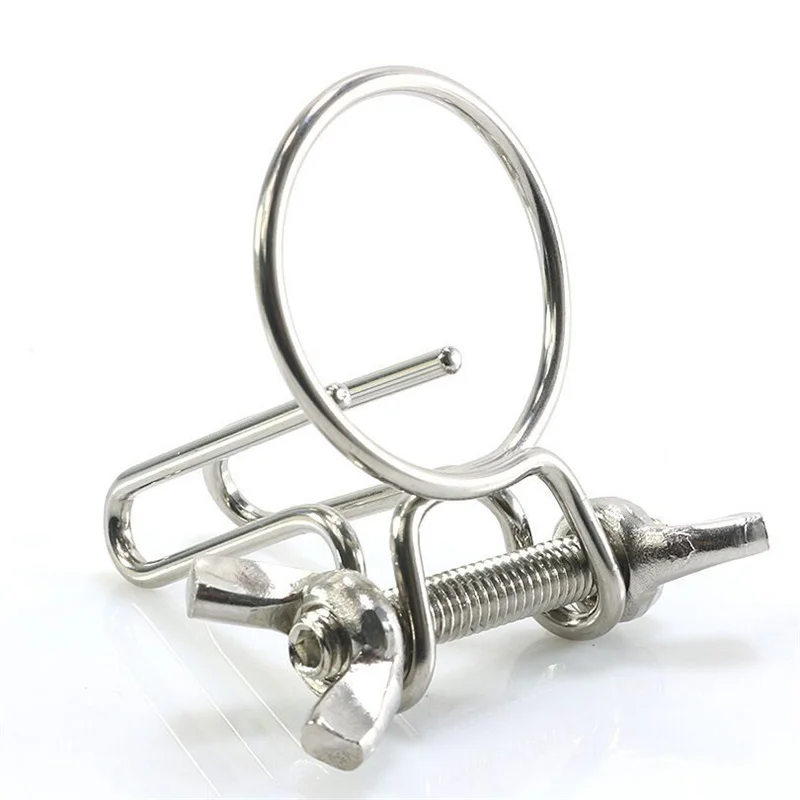 Male Horse Eye Urethra Expander with Elastic Clamp Urethral Locking Ring Glans Rod Penis Plug Urethral Dilators
