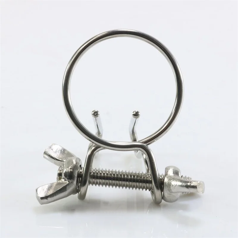 Male Horse Eye Urethra Expander with Elastic Clamp Urethral Locking Ring Glans Rod Penis Plug Urethral Dilators