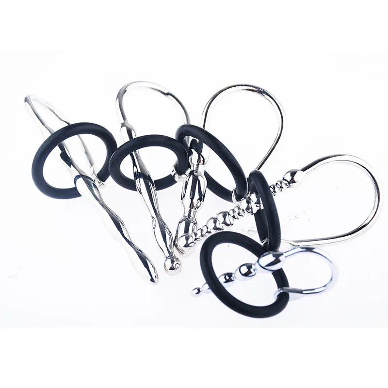 Male Masterbator Anal Sounds Urethral Dilators Catheters Alloy Metal Penis Plug Male Chastity Sex Toys for Men Erotic Sex Male Masterbator Anal Sounds Urethral Dilators Catheters Alloy Metal Penis Plug Male Chastity Sex Toys for Men Erotic Sex