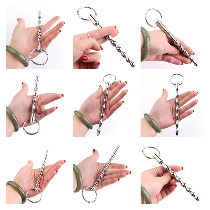 Stainless Steel Urethral Catheter Metal Horse Eye Stick Penis Plug Male Masturbation Stimulator Adult Sex Products For Men