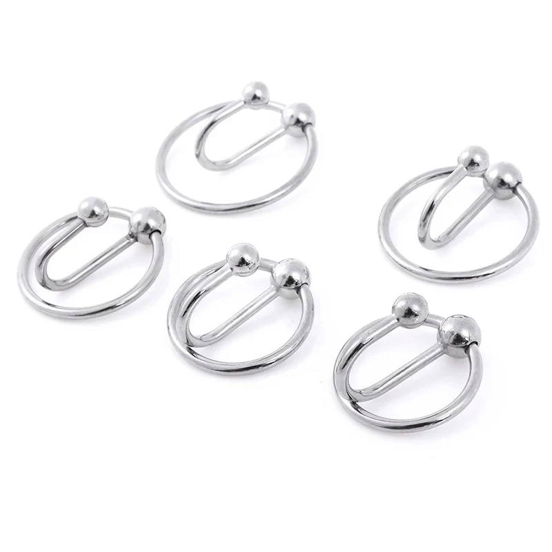 SM Urethral Dilators Cock Ring Stainless Steel Ejaculation Delay Penis Rings Flirting Delay Lock Fine Penis Plug Sex Toy for Men