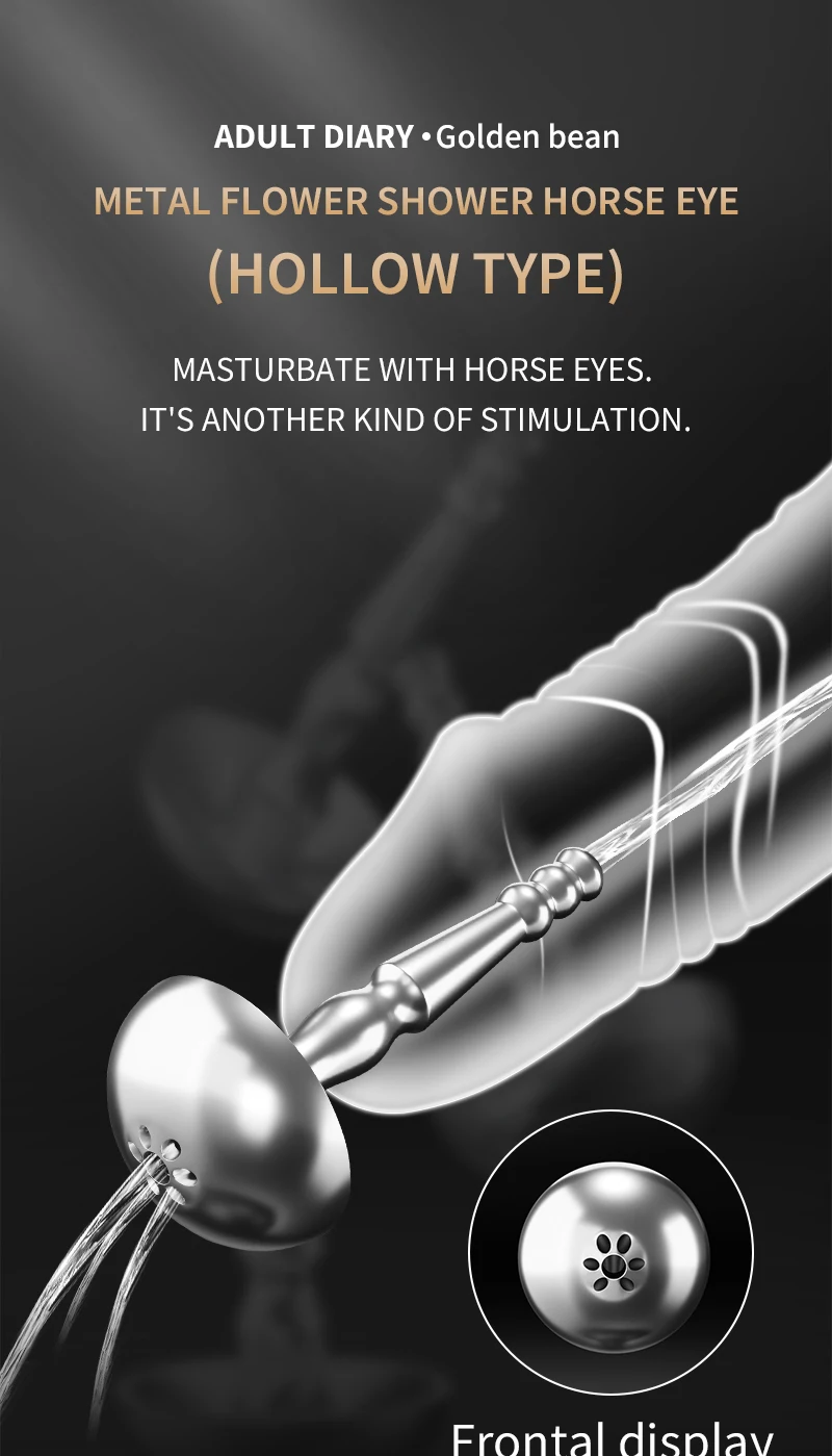 Stainless Steel Hollow Shower Penis Plug Urine Tube Stimulator Urethra Dilator Sounding Akcesoria Intymne Adult Sex Toys for Men