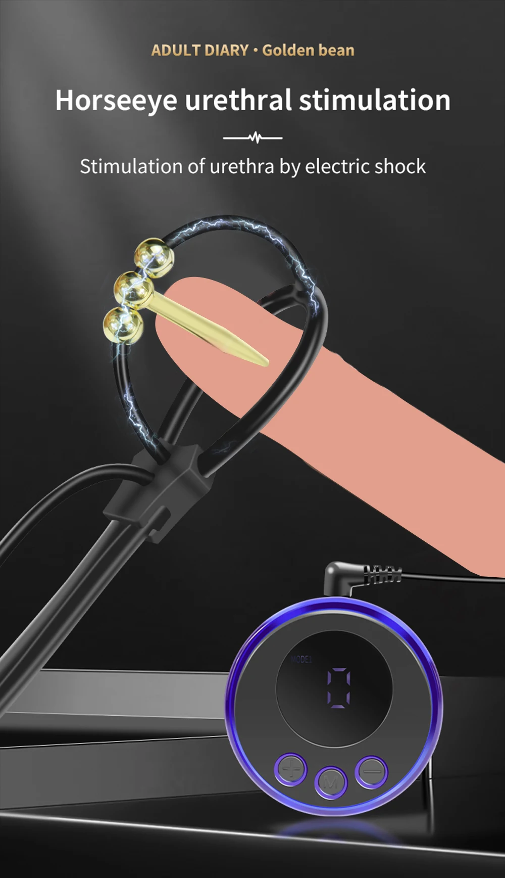 Electric Shock Penis Plug Male Horse Eye Stick Ball Urethral Rod Gay Masturbation Delayed Ejaculation Sex Toys for Man Extended Electric Shock Penis Plug Male Horse Eye Stick Ball Urethral Rod Gay Masturbation Delayed Ejaculation Sex Toys for Man Extended