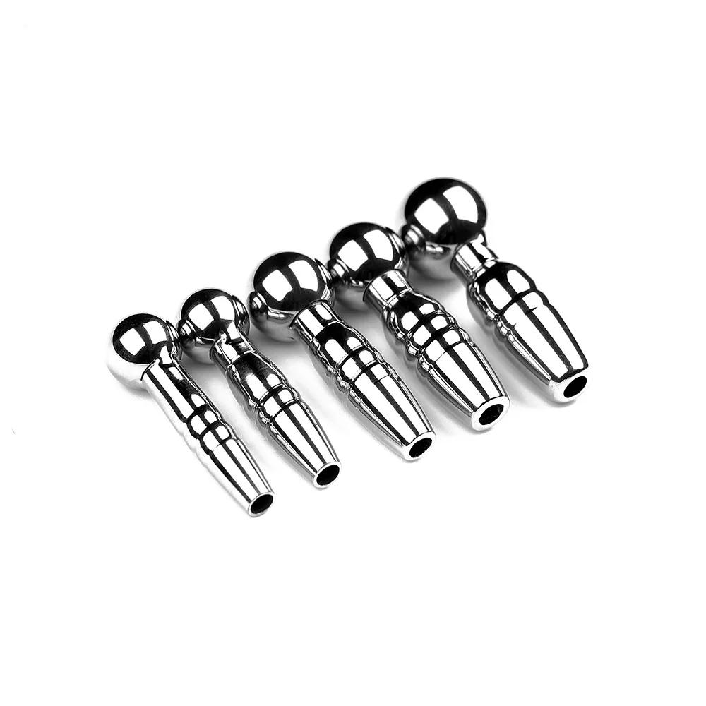 Stainless Steel Male Threaded Urethral Catheter Sounds Penis Plug Rod Dilator Stretching Stimulator Masturbation Adult Sex Toys Stainless Steel Male Threaded Urethral Catheter Sounds Penis Plug Rod Dilator Stretching Stimulator Masturbation Adult Sex Toys