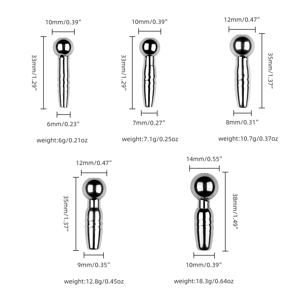 Stainless Steel Male Threaded Urethral Catheter Sounds Penis Plug Rod Dilator Stretching Stimulator Masturbation Adult Sex Toys Stainless Steel Male Threaded Urethral Catheter Sounds Penis Plug Rod Dilator Stretching Stimulator Masturbation Adult Sex Toys