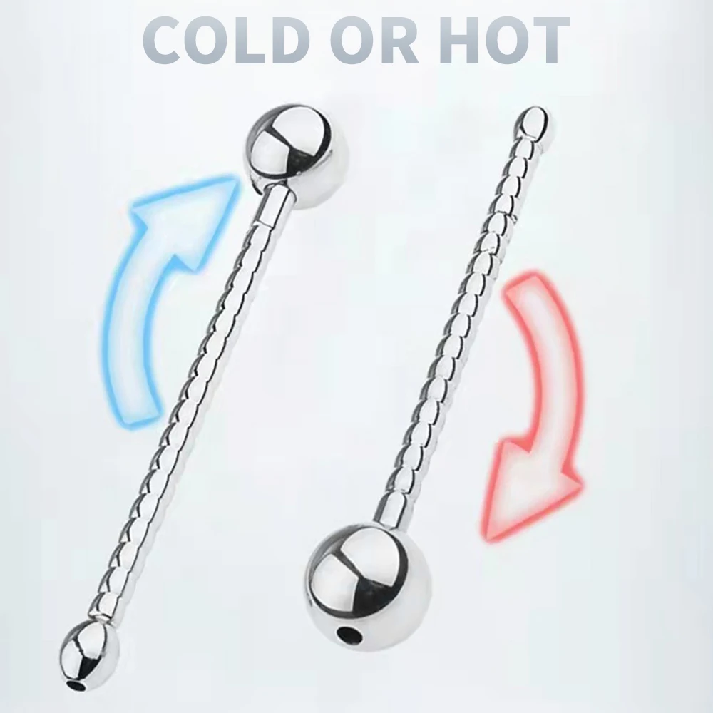 Male Stainless Steel Urethral Plug Sex Shop Hollow Penis Plug Urethra Stimulate Dilator Male Masturbator Erotic Sex Toys For Men