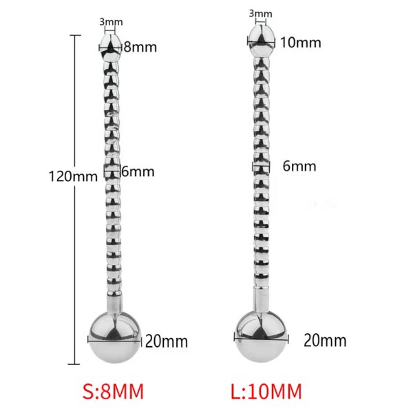 Male Stainless Steel Urethral Plug Sex Shop Hollow Penis Plug Urethra Stimulate Dilator Male Masturbator Erotic Sex Toys For Men