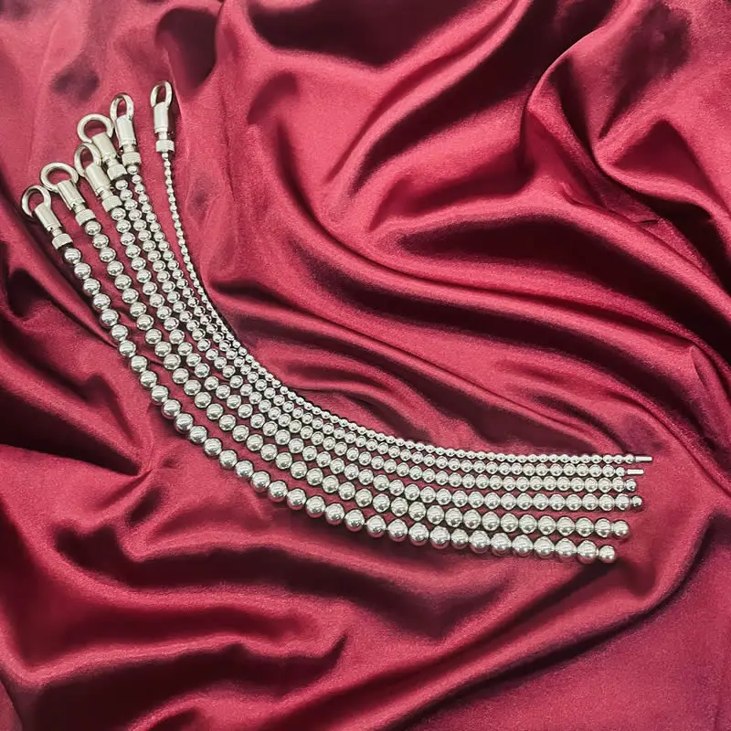 30/50cm Super Long Stainless Steel Urethral Sounds Dilators Smooth Beads sex Toys ejaculation dick toy penis plug catheter Sound