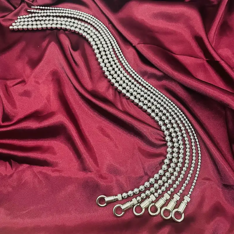 30/50cm Super Long Stainless Steel Urethral Sounds Dilators Smooth Beads sex Toys ejaculation dick toy penis plug catheter Sound