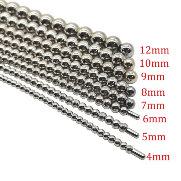 30/50cm Super Long Stainless Steel Urethral Sounds Dilators Smooth Beads sex Toys ejaculation dick toy penis plug catheter Sound