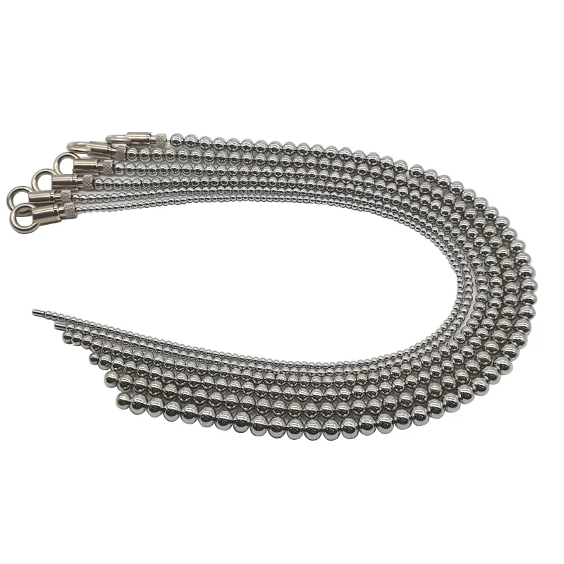 30/50cm Super Long Stainless Steel Urethral Sounds Dilators Smooth Beads sex Toys ejaculation dick toy penis plug catheter Sound