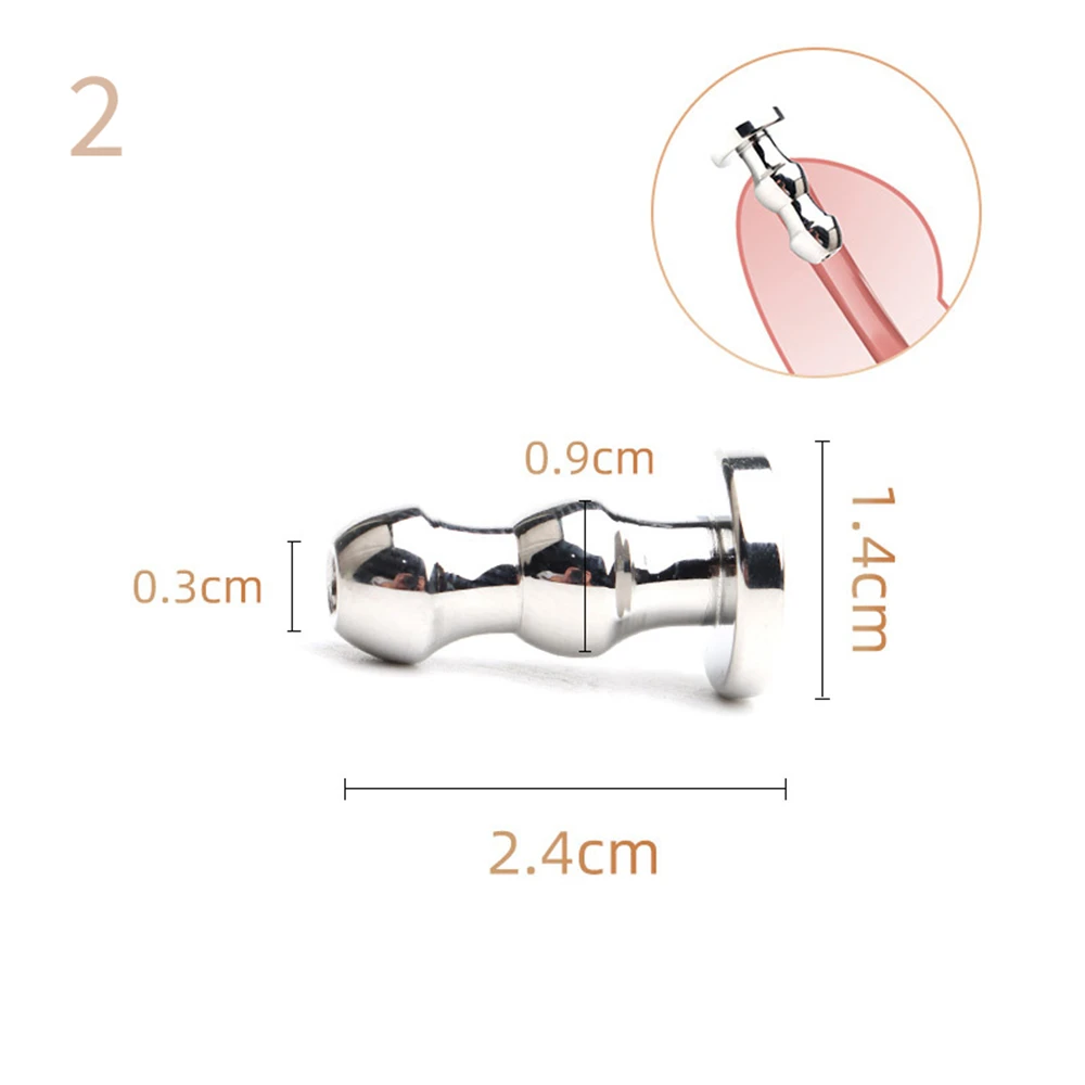 Male Stainless Steel Urethral Plug Urethral Dil Sounding Penis Plug Urethra Stimulate Dilator Masturbation Rod Sex Toys For Men