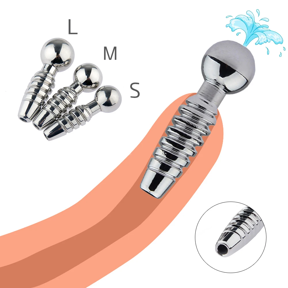 Male Stainless Steel Urethral Plug Urethral Dil Sounding Penis Plug Urethra Stimulate Dilator Masturbation Rod Sex Toys For Men