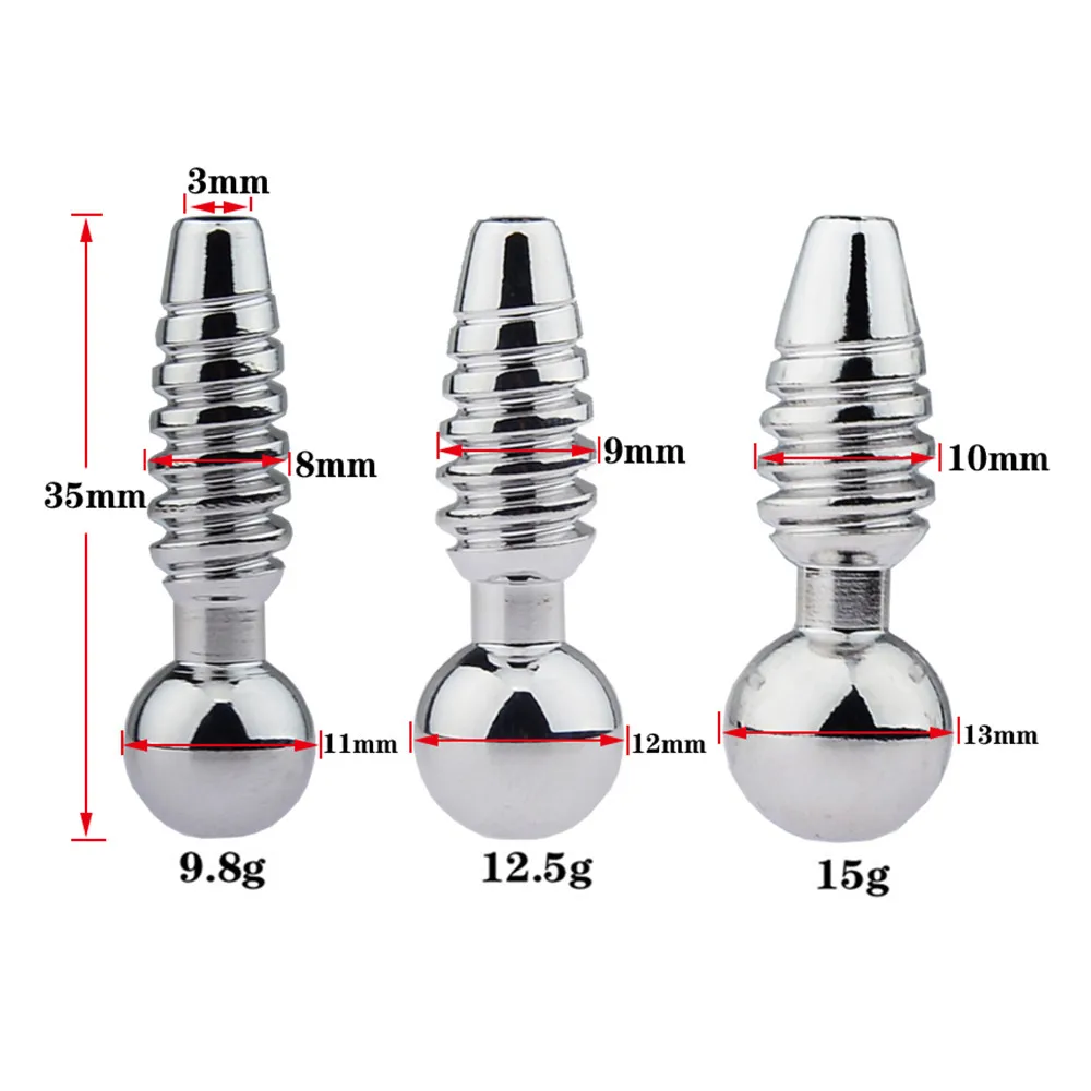Male Stainless Steel Urethral Plug Urethral Dil Sounding Penis Plug Urethra Stimulate Dilator Masturbation Rod Sex Toys For Men