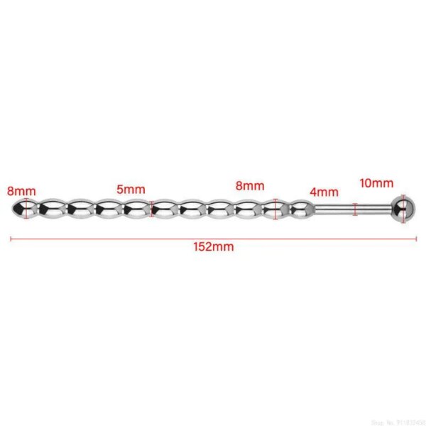 Male Stainless Steel Urethral Plug Urethral Dil Sounding Penis Plug Urethra Stimulate Dilator Masturbation Rod Sex Toys For Men