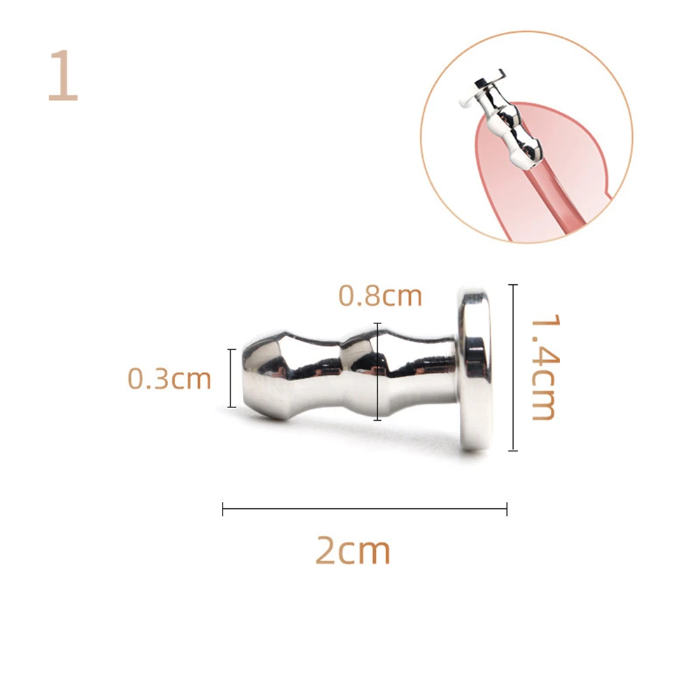 Male Stainless Steel Urethral Plug Urethral Dil Sounding Penis Plug Urethra Stimulate Dilator Masturbation Rod Sex Toys For Men