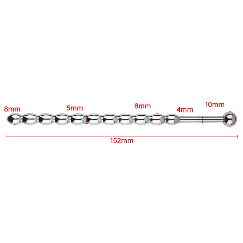 Male Stainless Steel Urethral Plug Urethral Dil Sounding Penis Plug Urethra Stimulate Dilator Masturbation Rod Sex Toys For Men