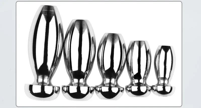 5 Size Male Urethral Dilator Penis Plug Metal Hollow Urethral Catheter Sounding Stimulation Adult Products Sex Toys For Men 18+