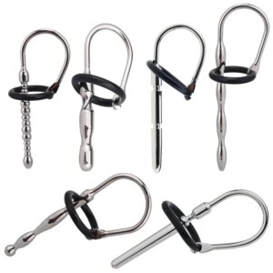 Metal Urethral Horse Eye Stimulation Dilator Stainless Steel Penis Plug Massage Sex Toys For Men Masturbation Adult Products